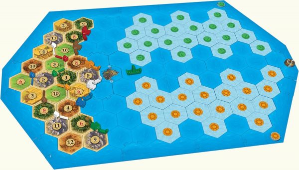 Catan: Pirates and Explorers 5 to 6 player expansion contents