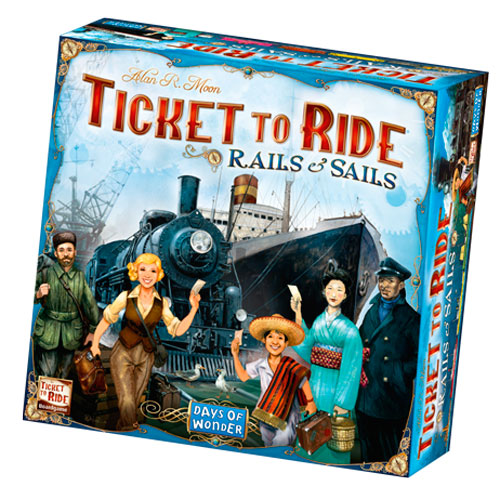 Ticket to Ride Rails and Sails front