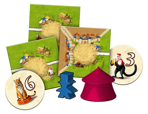 Carcassonne – Under The Big Top, Espansione 10 – Gioco Da Tavolo, 2-6 Giocatori, 45 Min