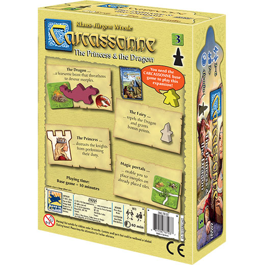Carcassonne: The Princess & The Dragon back
