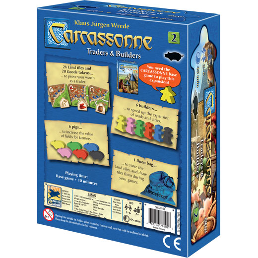 Carcassonne: Traders & Builders back