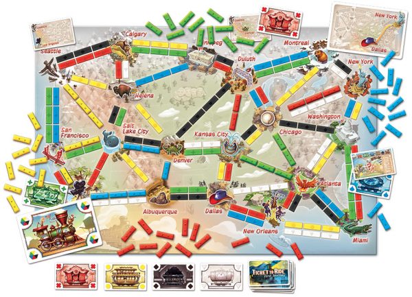 Ticket to Ride: First Journey USA contents