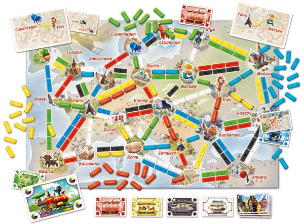 Ticket to Ride: Europe contents