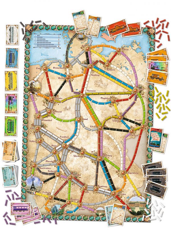 Ticket to Ride: Germany contents