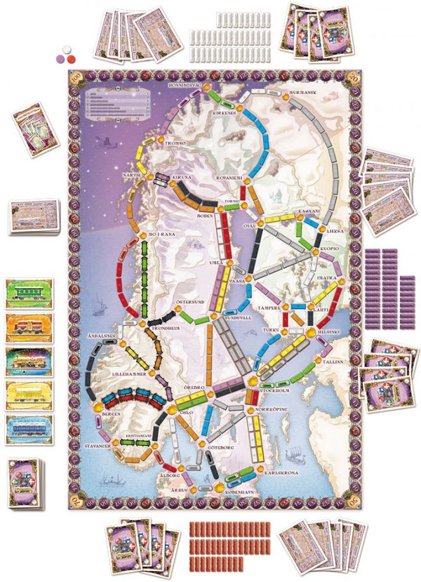 Ticket to Ride: Nordic Countries contents