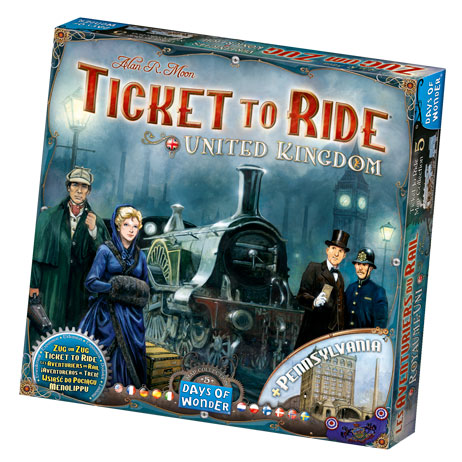 Ticket to Ride: United Kingdom Expansion front