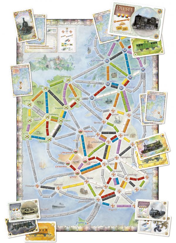 Ticket to Ride: United Kingdom contents
