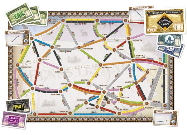 Ticket to Ride: United Kingdom contents 2