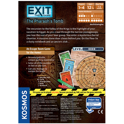 Exit: The Pharaoh's Tomb back