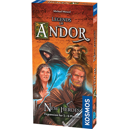 Legends of Andor: New Heroes Expansion front