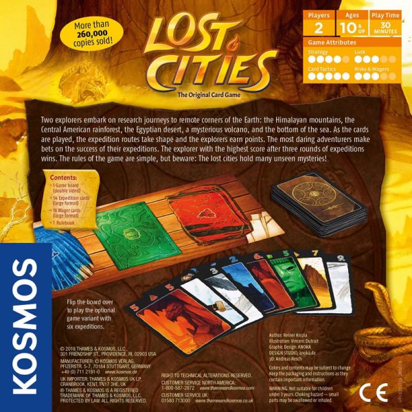 Lost Cities: The Card Game Back