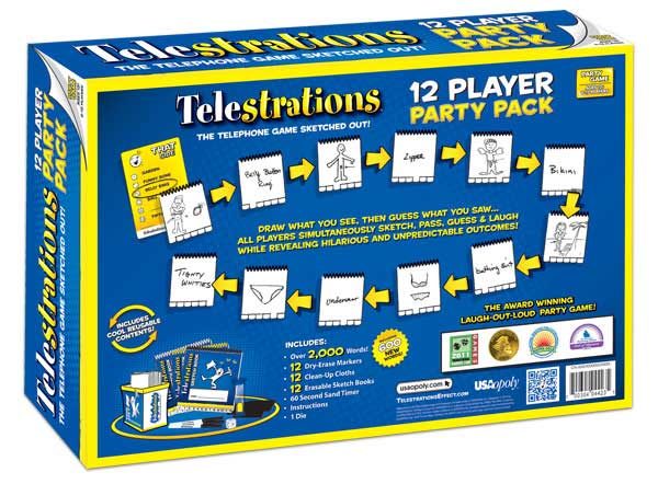 Telestrations 12 Player back