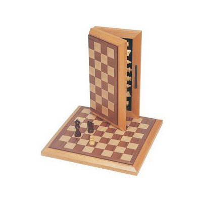 Chess Set 12" Board Walnut