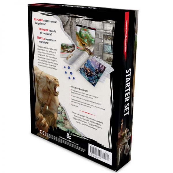 Dungeouns and Dragons Starter Set back