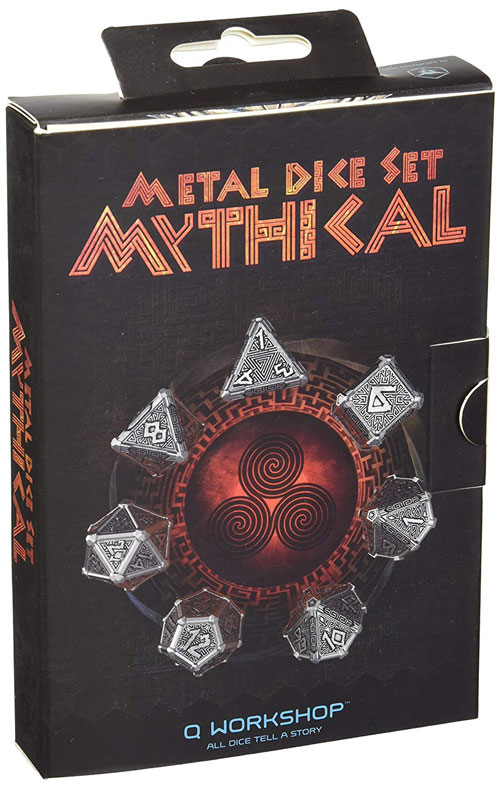 Metal Mythical Dice Set Box