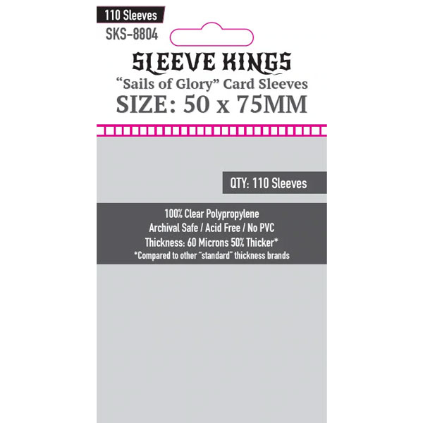 Sleeve Kings: 50x75mm 110 Pack Card Sleeves