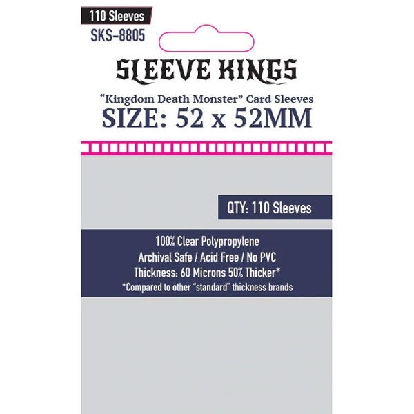 Sleeve Kings: 52x52mm 110 Pack Card Sleeves