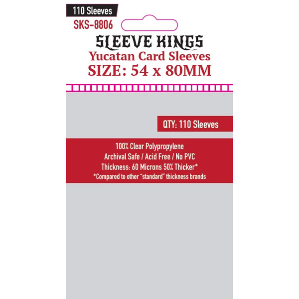 Sleeve Kings: 54x80mm 110 Pack Card Sleeves