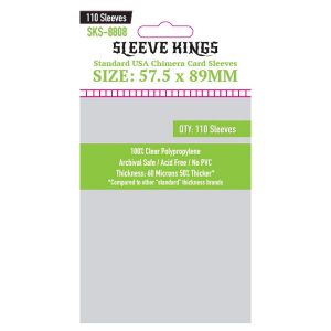 Sleeve Kings: 57.5x89mm 110 Pack Card Sleeves