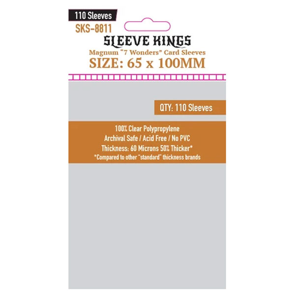 Sleeve Kings: 65x100mm 110 Pack Card Sleeves