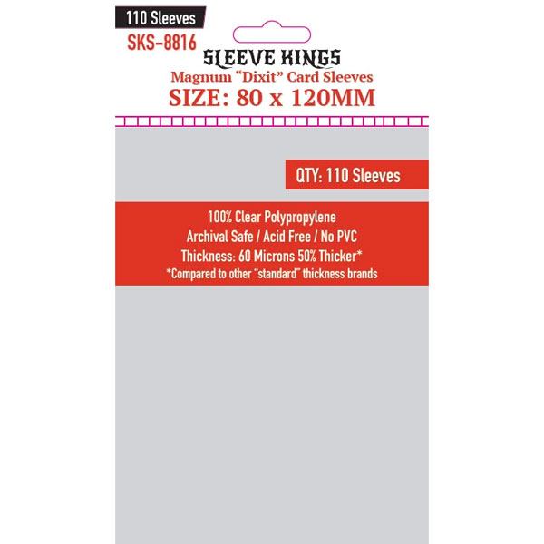 Sleeve Kings: 80x120mm 110 Pack Card Sleeves