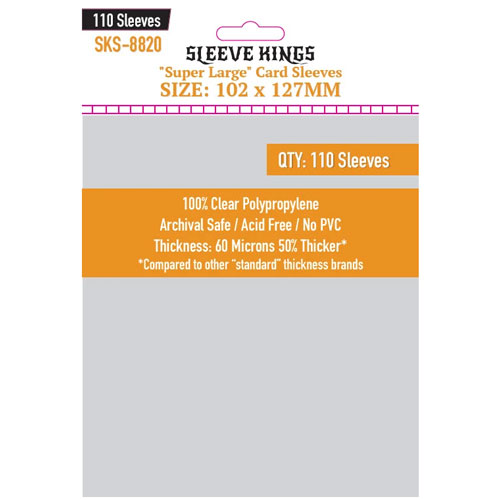 Sleeve Kings: 102x127mm 110 Pack Card Sleeves