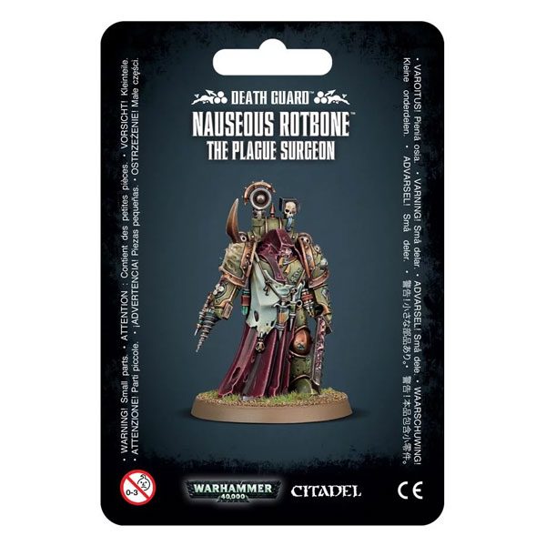 Warhammer: Death Guard Nauseous Rotbone, The Plague Surgeon