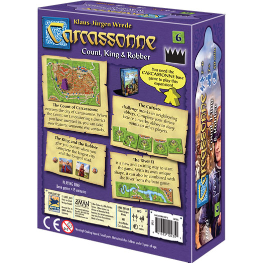 Carcassonne Expansion 6: Count, King & Robber Back