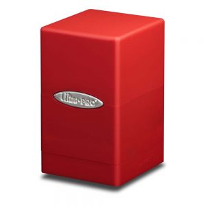 Ultra Pro Satin Tower Deck Case Red