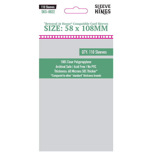 Sleeve Kings: 58x108mm 110 Pack Card Sleeves