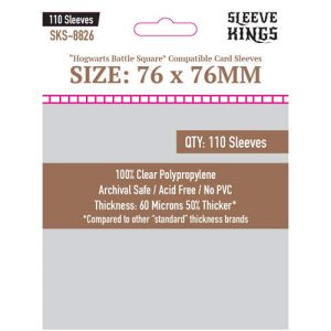 Sleeve Kings: 76x76mm 110 Pack Card Sleeves