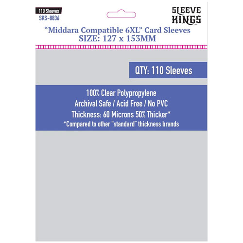 Sleeve Kings: 127x153mm 110 Pack Card Sleeves