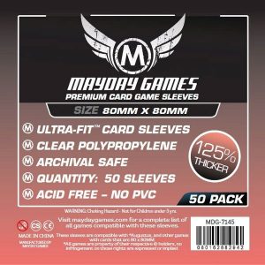 Mayday Games 80 x 80mm Sleeves