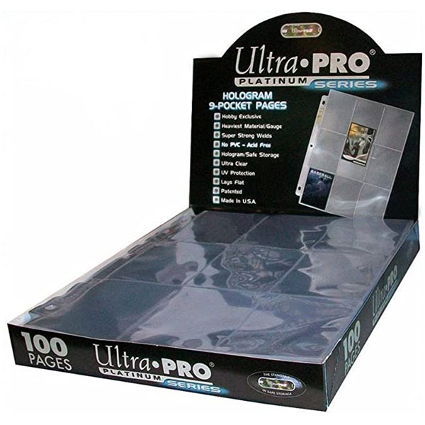 Ultra Pro Platinum Series Hologram 9-Pocket Pages