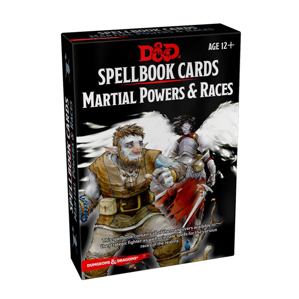 Dungeons & Dragons Spellbook Cards: Martial Powers & Races