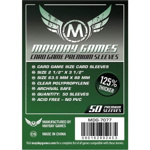 Mayday Games 63.5 x 88mm Premium Sleeves