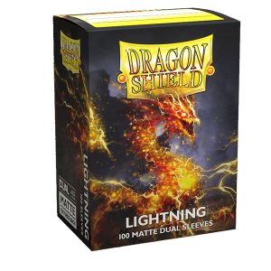 Dragon Shield Standard Sleeves 100 Pack Matte Dual Lightning