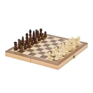 3 in 1 Game Set: 15" Chess | Checkers | Backgammon