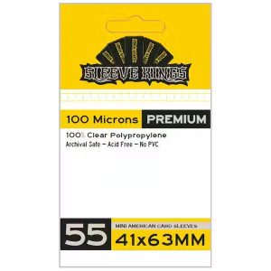 Sleeve Kings: Premium 41x63mm 55 Pack Card Sleeves