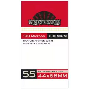Sleeve Kings: Premium 44x68mm 55 Pack Card Sleeves