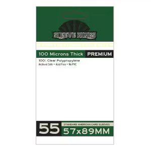 Sleeve Kings: Premium 57x89mm 55 Pack Card Sleeves
