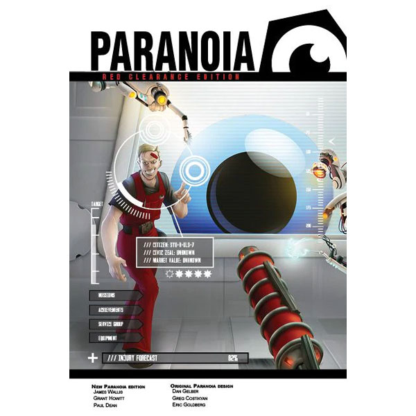 Paranoia Core Starter Set: Red Clearance