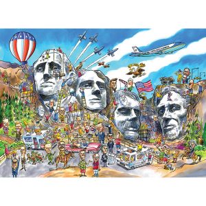 DoodleTown: Mount Rushmore: 1000pc