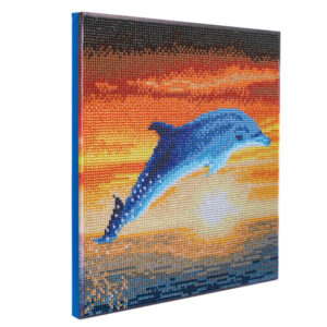 Crystal Art: Dolphin Sunrise