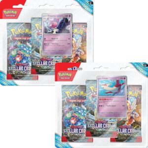 Pokemon: SV7: Stellar Crown 3-Pack Blister