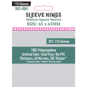 Sleeve Kings: 65x65mm 110 Pack Card Sleeves