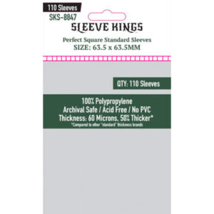 Sleeve Kings: 63.5x63.5mm 110 Pack Card Sleeves