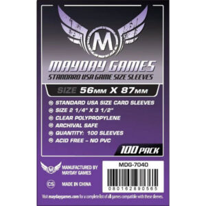 Mayday Games 56 x 87mm Standard Sleeves