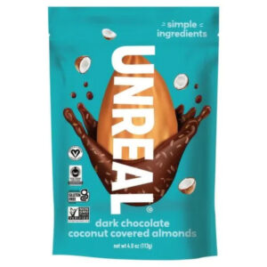 Unreal: Dark Chocolate Coconut Covered Almonds