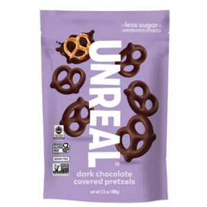 Unreal: Dark Chocolate Covered Pretzels